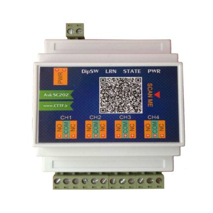 گیرنده چهار کانال ASK 433MHZ مدل SC202