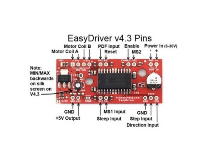 درایور استپر موتور A3967 EasyDriver V4.4 - تصویر 3