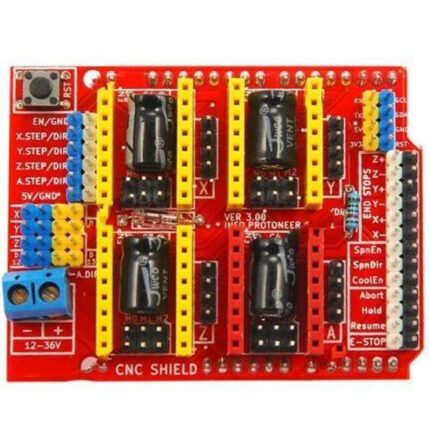 شیلد درایور CNC ورژن 3 Arduino UNO CNC Shield V3
