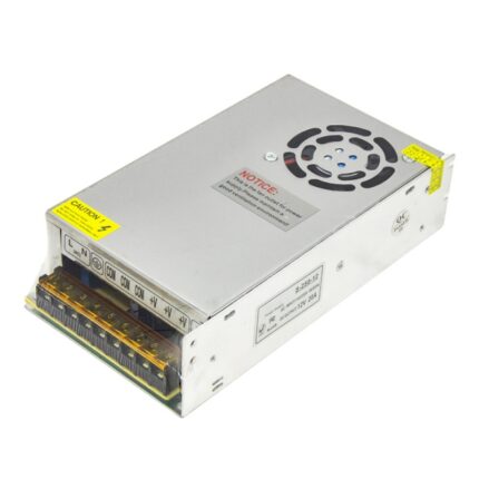 تغذیه سوئیچینگ فلزی 24 ولت 20 آمپر 24v-20A فن دار