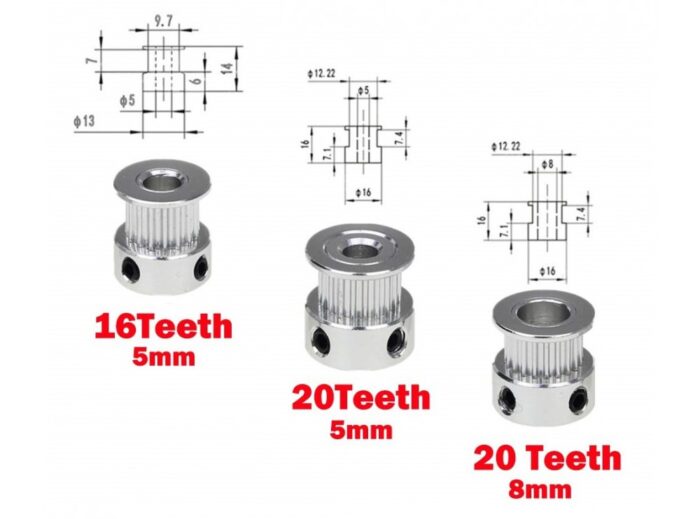 پولی-20-دندانه-gt2-شفت-5mm-مخصوص-پرینتر-سه-بعدی (2)