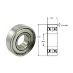 بلبرینگ 625ZZ سایز 16X5X5mm مناسب پرینترهای سه بعدی - تصویر 4