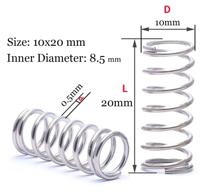 فنر سایز 20x10 میلی متر - تصویر 6