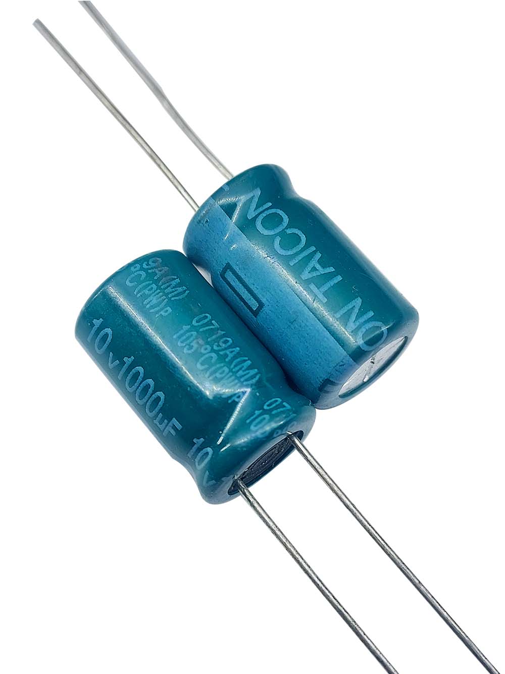 1000uf-10v-TAICON-PW خازن الکترولیتی 10V / 1000UF | TAICON PZ(PW) 10mmx16mm - Image 1