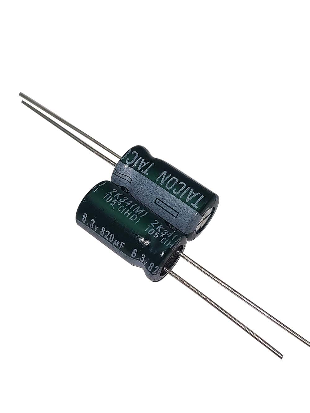 820uf-6.3v-TAICON-HD خازن الکترولیتی 6.3V / 820UF | TAICON (HD) 8mmx15mm - Image 1