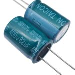 خازن الکترولیتی 400V / 82UF | TAICON (SD)P 18mmx27mm