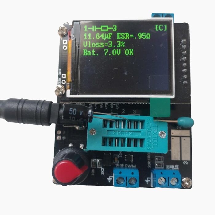 خازن الکترولیتی 10uF / 50V مارک TAICON (ET) سایز 6mmx11.5mm - Image 2