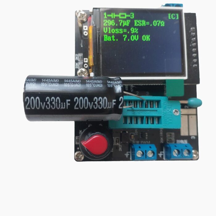 خازن الکترولیتی 330uF / 200V مارک TAICON P(AM) سایز 18mmx36.5mm - تصویر 2