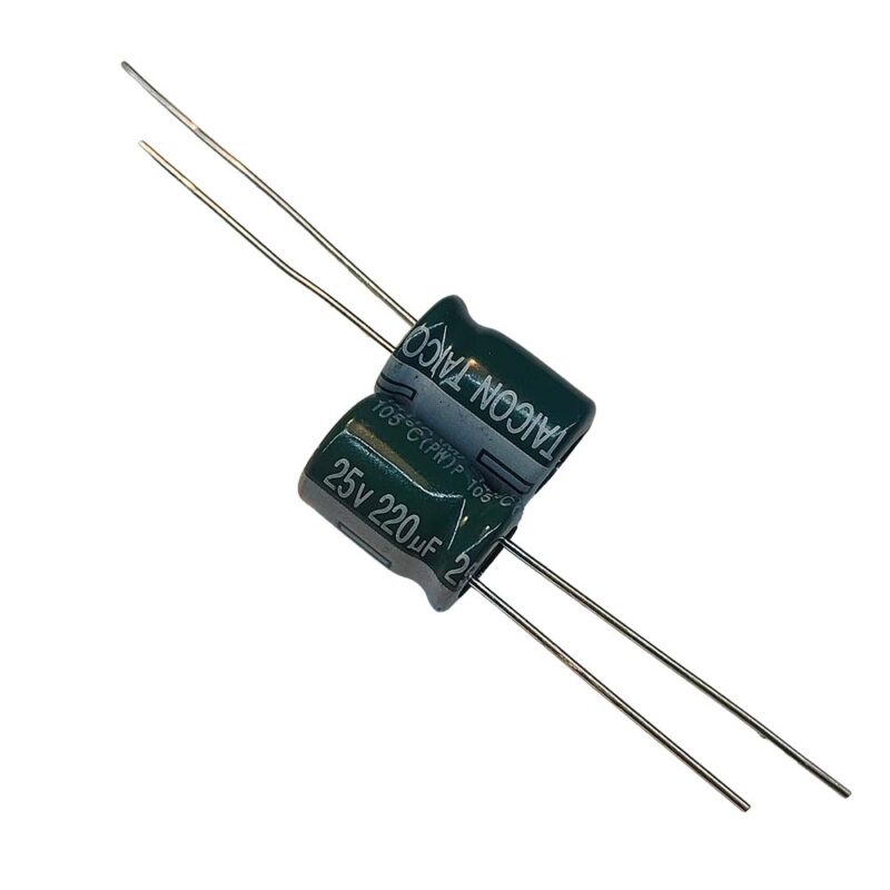خازن الکترولیتی 220uF / 25V