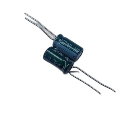 خازن الکترولیتی 2200uF / 35V مارک TAICON PZ(PW) سایز 8mmx15mm