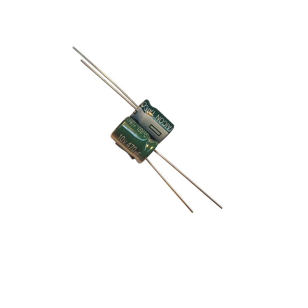 470uf-10v-TAICON-PWw خازن الکترولیتی 470uF / 10V