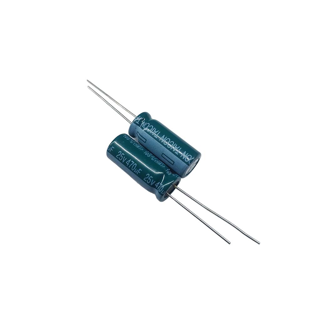 470uf-25v-TAICON-HWw خازن الکترولیتی 470uF / 25V