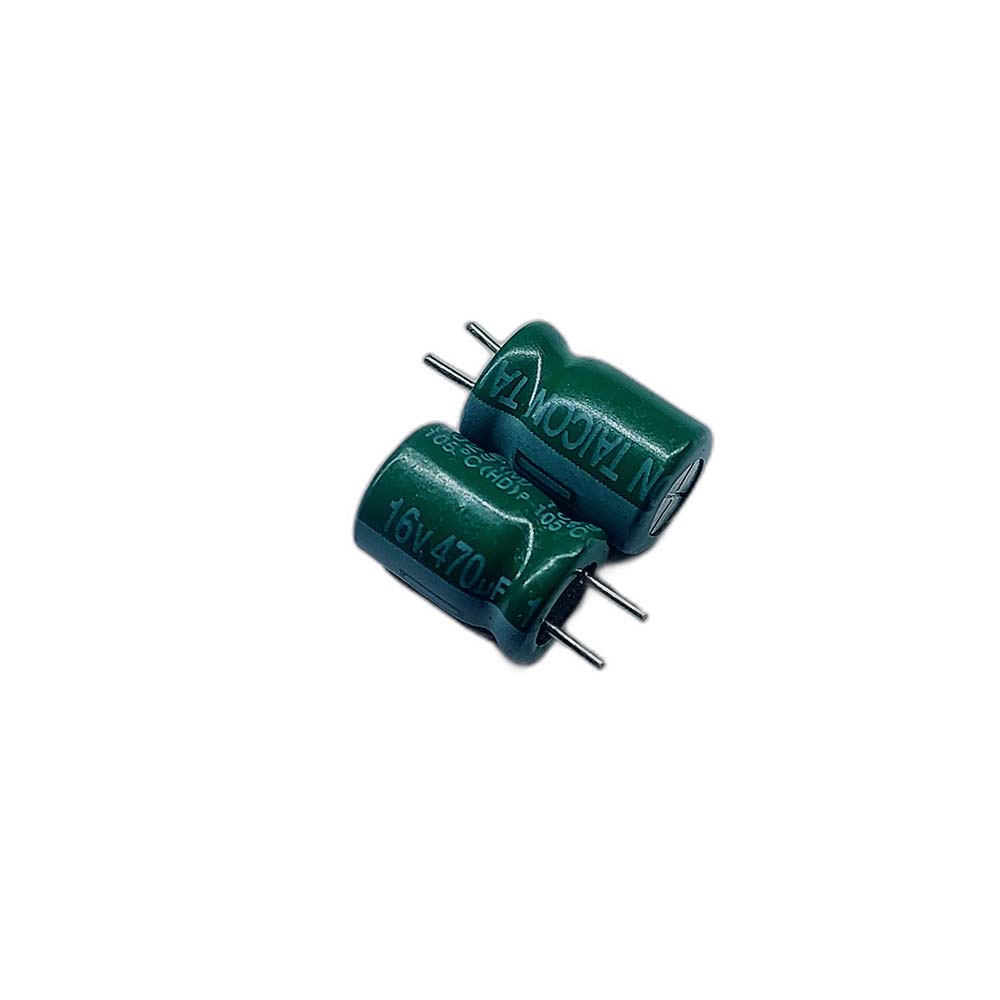 9011110068 خازن الکترولیتی 470uF / 16V مارک TAICON (HD) سایز 8mmx11.5mm - Image 1