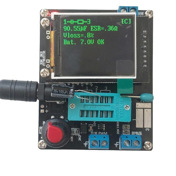 تصویر خازن الکترولیتی 100uF / 35V