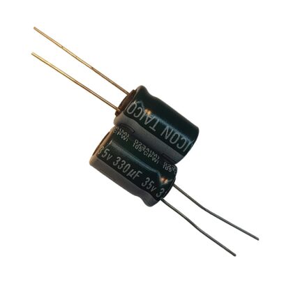 تصویر خازن الکترولیتی 330uF / 35V