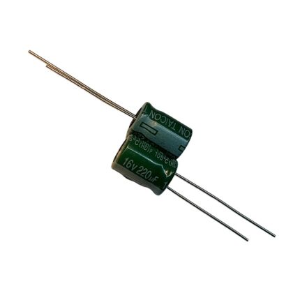 تصویر خازن الکترولیتی 220uF / 16V