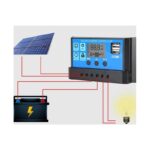کنترلر دیجیتال شارژ خورشیدی 24-12 ولت 20 آمپر دارای LCD مدل Solar-Pro - تصویر 6